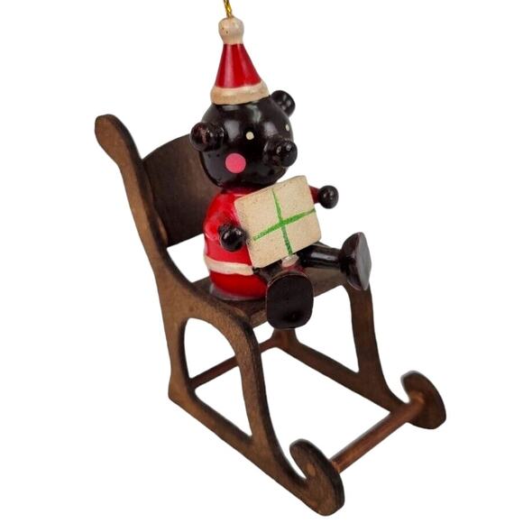 Vintage Country Bear In A Big Chair Christmas Tree Ornament - Picture 3 of 7